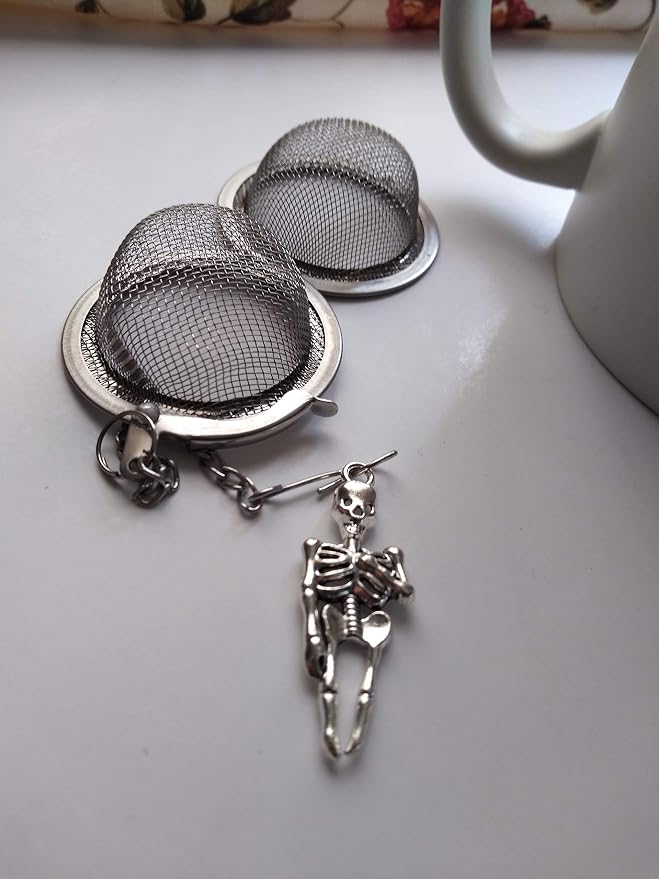 Skeleton Teaball Infuser Strainer for Dried Leaves Tea Brewing