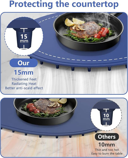 Warming Mat for Food Extra Large,36"x15" Food Warming Mats for Countertops, Parties, and Daily Use with Timer and 3 Temperature Levels