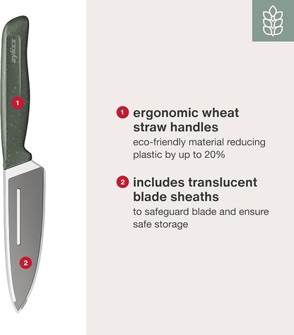 Zyliss 3-Piece Knife Set - Versatile Kitchen Knife Set - For Professional & Home Use - Cooking Essentials