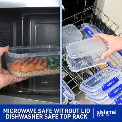 Sistema Klip It Multi-Use Food Storage Container Set, 6-Piece