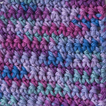 Lily Sugar'n Cream 100% Cotton Yarn 6-Pack Bundle with Bella's Crafts Stitch Markers (Ombre Fun Mix)