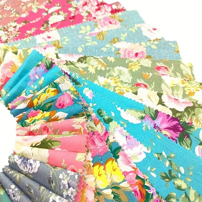 Nodsaw Jelly Rolls for Quilting Clearance 42 Strip 2.5" x 44" - Cotton Jelly Roll Fabric Strips for Quilting, Sewing, Blanket, Rug, Home Decor, and Purse Making, Rose Floral