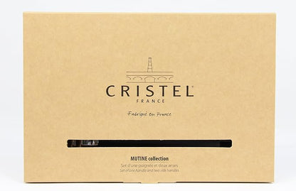 Cristel Mutine Spplman Set of Handles, Black