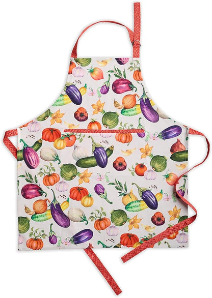 Maison d' Hermine 100% Cotton Apron for women with Pocket Kitchen Chef Apron for Men Cooking Spring Summer