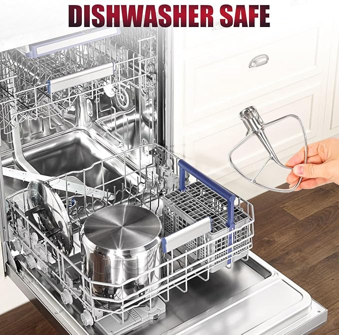 K45B Stainless Steel Flat Beater For Kitchenaid 4-5 Quart Tilt Head Paddle attachment KitchenAid MixerAttachment
