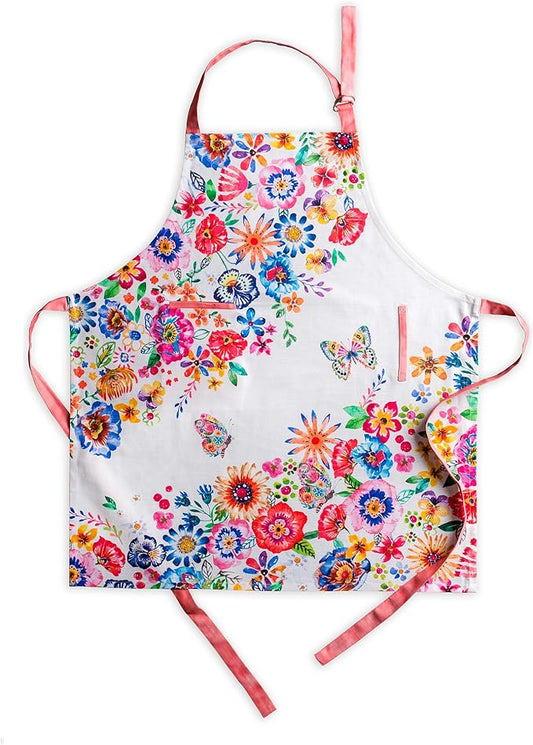 Maison d' Hermine 100% Cotton Apron for women with Pocket Kitchen Chef Apron for Men Cooking Spring Summer