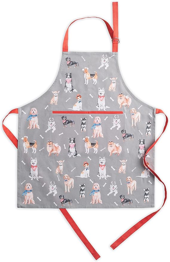 Maison d' Hermine 100% Cotton Apron for women with Pocket Kitchen Chef Apron for Men Cooking Spring Summer