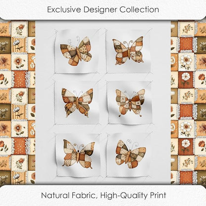 Cotton Patchwork Quilting Fabric Panel – 155×100 cm, 100% Cotton, Made in Türkiye (PRT_KUP 01-001) (Kup 01-031, Fabric Panel 53x155cm)