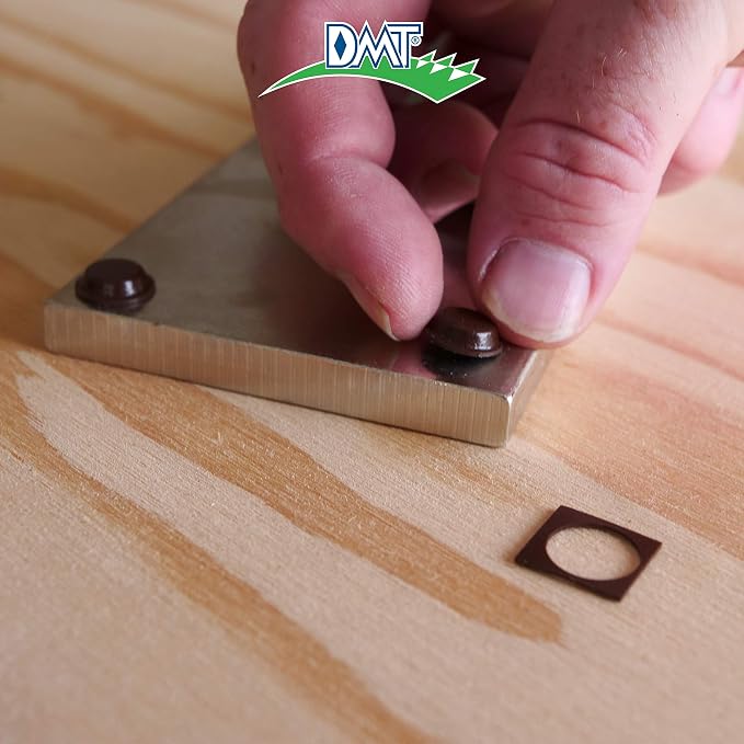 DMT D8F Dia-Sharp Bench Stone - Diamond Knife Sharpener for the Workshop, Jobsite or Kitchen - Fine - Flat Diamond Sharpening - Non-Slip Knife Sharpener- Made in the USA - 8 x 3 x 0.38 Inches