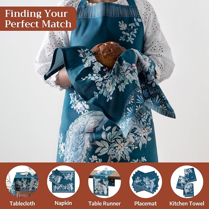 Maison d' Hermine 100% Cotton Apron for women with Pocket Kitchen Chef Apron for Men Cooking Spring Summer
