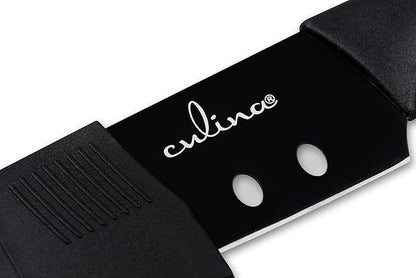 Culina® 8-Inch Nonstick Carbon Steel Sushi Knife with Sheath, Black