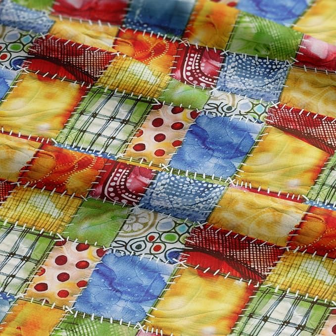 100% Cotton Fabric by the Yard – Turkish Quality Quilting & Sewing Fabric, 1 Yard x 1.69 Yards Wide, Patchwork Cotton for Crafts