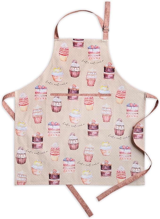 Maison d' Hermine 100% Cotton Apron for women with Pocket Kitchen Chef Apron for Men Cooking Spring Summer
