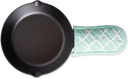 DII Lattice Basics Collection Kitchen Essentials, Pan Handle Set, Aqua, 3, Piece