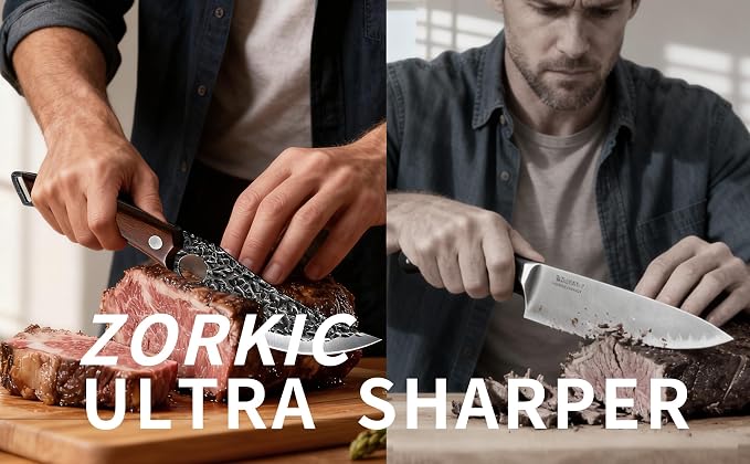 Viking Knife, Butcher Knife Set Hand Forged Boning Knives, Japanese Serbian Chef knives Kitchen Chopping for Meat Cutting Chefs Cleaver Camping Cooking, BBQ, Gifts for Men