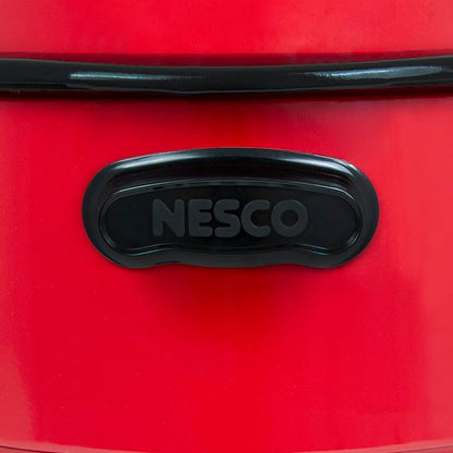 NESCO MWR18‑12 Electric Roaster Oven for Family‑Size Meals, Red 18‑Quart Countertop Roaster with Circle of Heat Heating Technology
