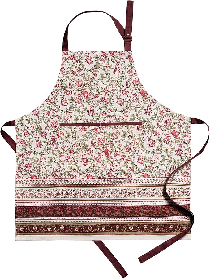 Maison d' Hermine 100% Cotton Apron for women with Pocket Kitchen Chef Apron for Men Cooking Spring Summer
