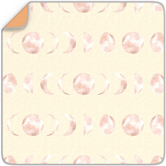 Splat Mat for Baby – Under High Chair Floor Mat Protects Wood, Vinyl and Carpet from Spills – Waterproof Triple Layer Baby Mat with Anti-Skid Backing Deters Bunching and Sliding (51” x 51")