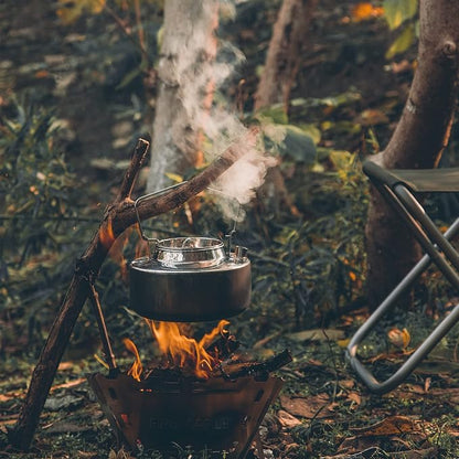 Fire-Maple Antarcti 1.5L Kettle Series | Portable Durable Bushcraft Gear Open Fire Kettle | SUS304 Stainless Steel