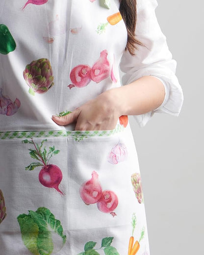 Maison d' Hermine 100% Cotton Apron for women with Pocket Kitchen Chef Apron for Men Cooking Spring Summer