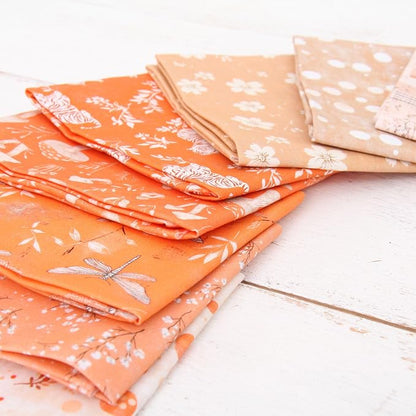 Threadart Exclusive 15 Fat Quarter Bundles - Coastal Sunset Vintage Prints 100% Cotton Fabric - Premium 100% Cotton Quilting Fabric - No Duplicates - Full Size Fat Quarters 18"x21" - Coastal Sunset