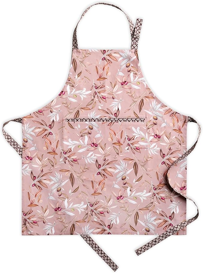 Maison d' Hermine 100% Cotton Apron for women with Pocket Kitchen Chef Apron for Men Cooking Spring Summer