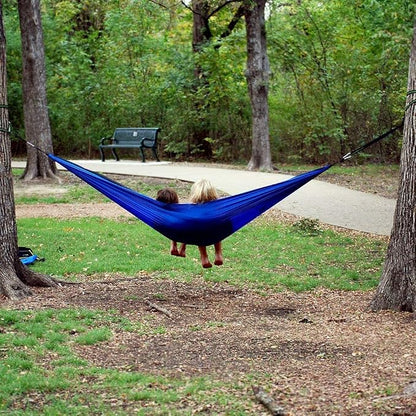 Oak Creek Camping Hammock and Accessories. Complete Package with Mosquito Bug Net, Rain Fly, Tree Straps. Great for Hiking, Backpacking, and Travel. Weighs Only 4 Pounds.