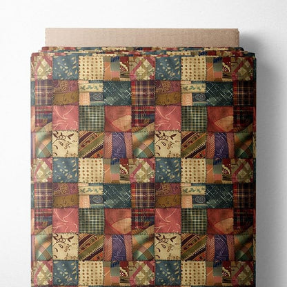 100% Cotton Fabric by the Yard – Turkish Quality Quilting & Sewing Fabric, 1 Yard x 1.69 Yards Wide, Patchwork Cotton for Crafts