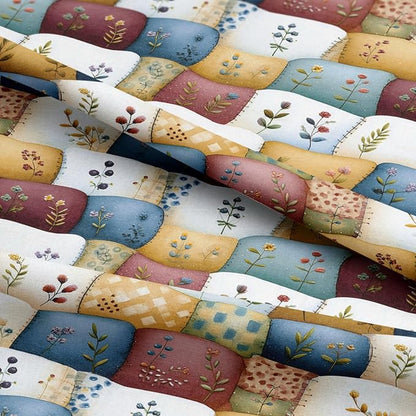 100% Cotton Fabric by the Yard – Turkish Quality Quilting & Sewing Fabric, 1 Yard x 1.69 Yards Wide, Patchwork Cotton for Crafts