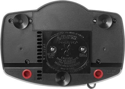 Presto 08800 EverSharp Electric Knife Sharpener, 2-Stage System, Silver/Black