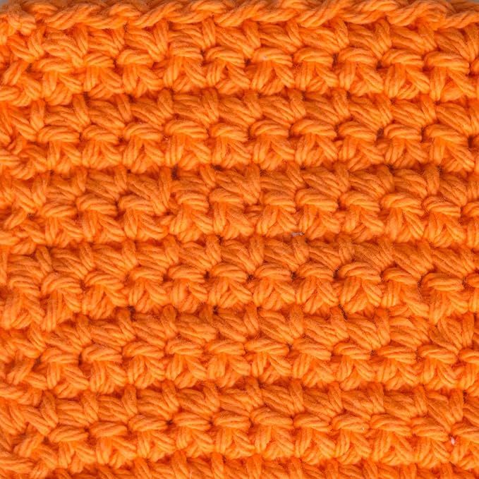 Lily Sugar'n Cream 100% Cotton Yarn 6-Pack Bundle with Bella's Crafts Stitch Markers (Rainbow)