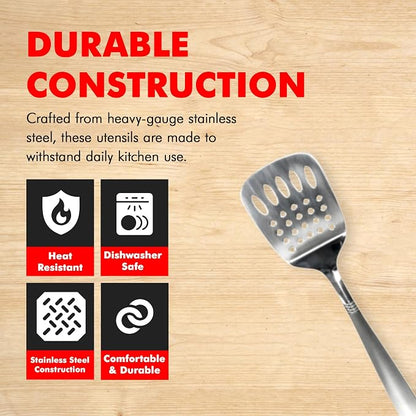 Chef Craft Stainless Steel Slotted Turner