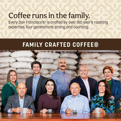 Don Francisco's Vanilla Nut Ground Coffee, Medium Roast – 100% Arabica, Flavored Coffee, 20 oz Bag