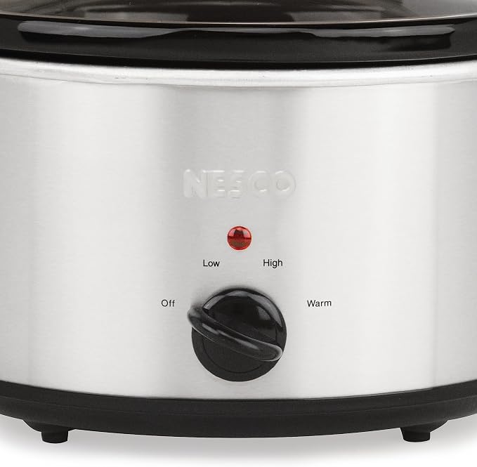 NESCO SC-4-25, Slow Cooker, 4 Quart, Silver
