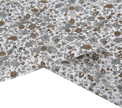 7 pcs 20" x 20" Cotton Fabric DIY Making Supplies Quilting Patchwork Fabric Fat Quarter Bundles DIY for Quilting Cotton Patchwork Cushions (Grey, 20" x 20")