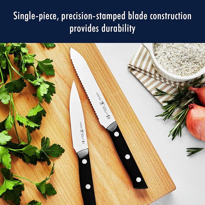 HENCKELS Dynamic Razor-Sharp 12-Piece Knife Set, Chef , Bread , Steak , German Engineered Informed by 100+ Years of Mastery