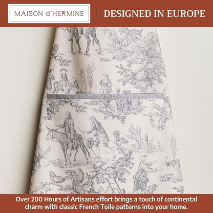 Maison d' Hermine 100% Cotton Apron for women with Pocket Kitchen Chef Apron for Men Cooking Spring Summer