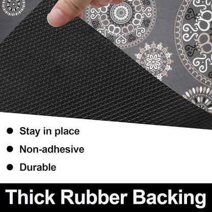 AiBOB Waterproof Under Sink Mat, Absorbent Quick Dry Sink Liners Protect Cabinets, Durable Shelf Liners, Slip Resistant and Non-Adhesive, 24X68, Multi