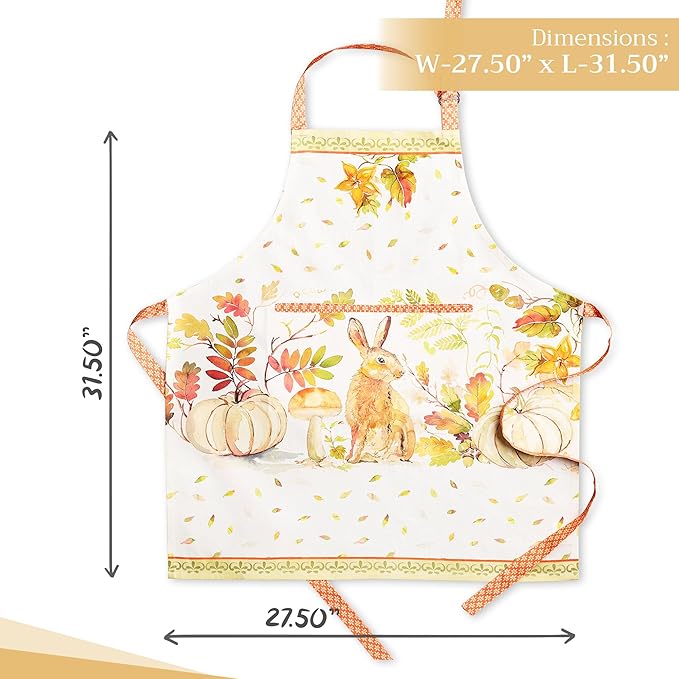 Maison d' Hermine 100% Cotton Apron for women with Pocket Kitchen Chef Apron for Men Cooking Spring Summer