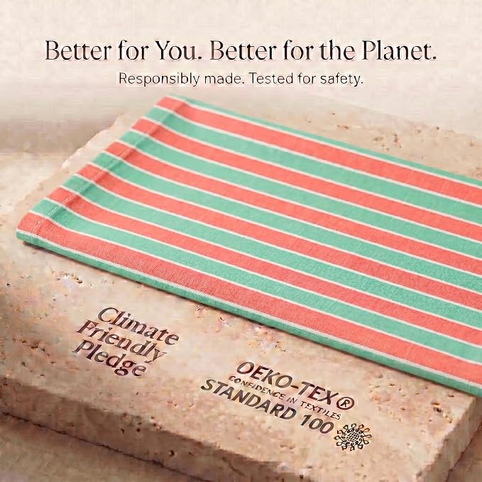 Urban Villa Kitchen Towels Set of 6 Christmas Kitchen Towels 20X30 Inches 100% Cotton Highly Absorbent Kitchen Towels Premium Quality Ultra Soft Mitered Corners KitchenTowels