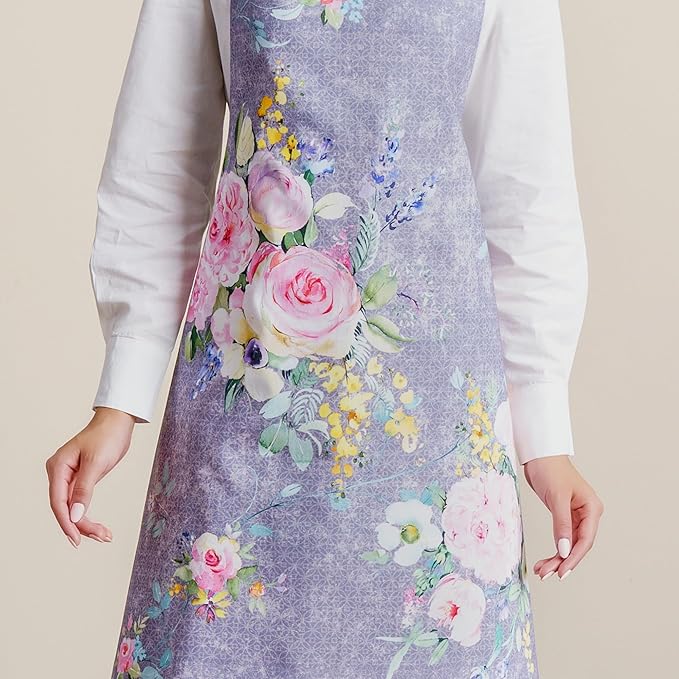 Maison d' Hermine 100% Cotton Apron for women with Pocket Kitchen Chef Apron for Men Cooking Spring Summer
