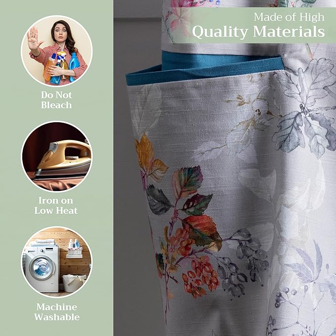Maison d' Hermine 100% Cotton Apron for women with Pocket Kitchen Chef Apron for Men Cooking Spring Summer