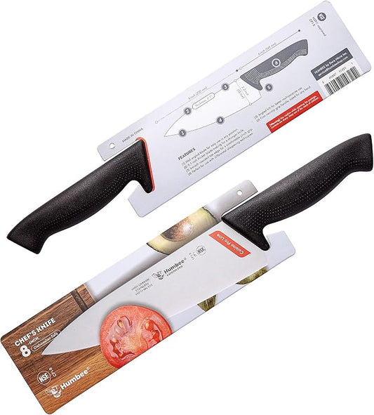 Cuisine Pro Chef Knife 8 Inches - Stainless Steel Full Tang Blade for Professional and Personal Use - Ergonomic Handle, Comfortable Grip - Dishwasher Safe, NSF Certified