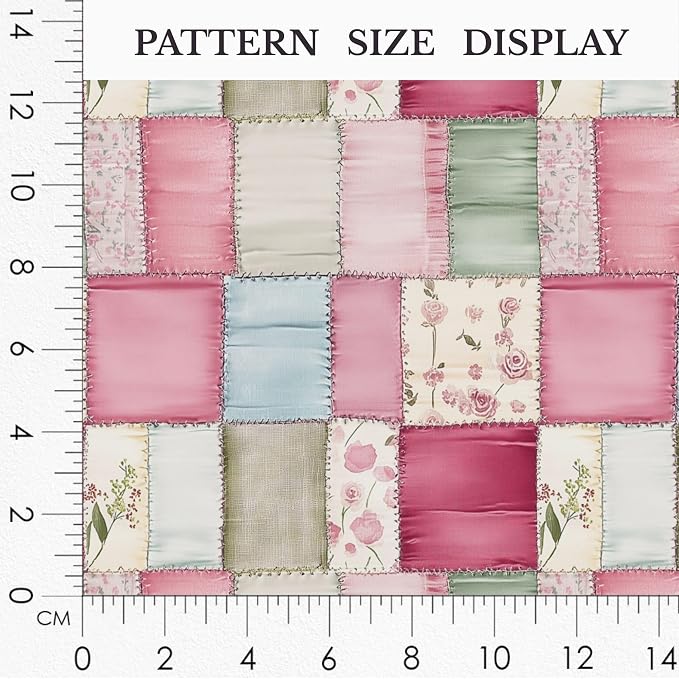 100% Cotton Fabric by the Yard – Turkish Quality Quilting & Sewing Fabric, 1 Yard x 1.69 Yards Wide, Patchwork Cotton for Crafts