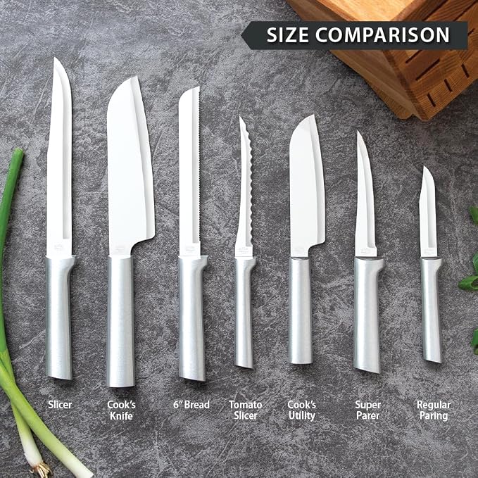 Rada Cutlery Cook’s Knife (R134), 6.25" Stainless Steel Blade, Silver Handle