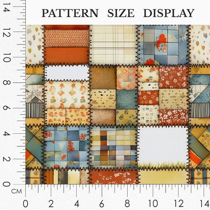 100% Cotton Fabric by the Yard – Turkish Quality Quilting & Sewing Fabric, 1 Yard x 1.69 Yards Wide, Patchwork Cotton for Crafts