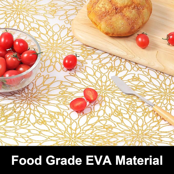 Cooyes Drawer Liner Shelf Liners for Kitchen Cabinets Refrigerator Liners Waterproof Kitchen Cupboard Liner Drawer Mats EVA Material Non Adhesive Fridge Liner for Shelves（17.5" W x 78.7" L）