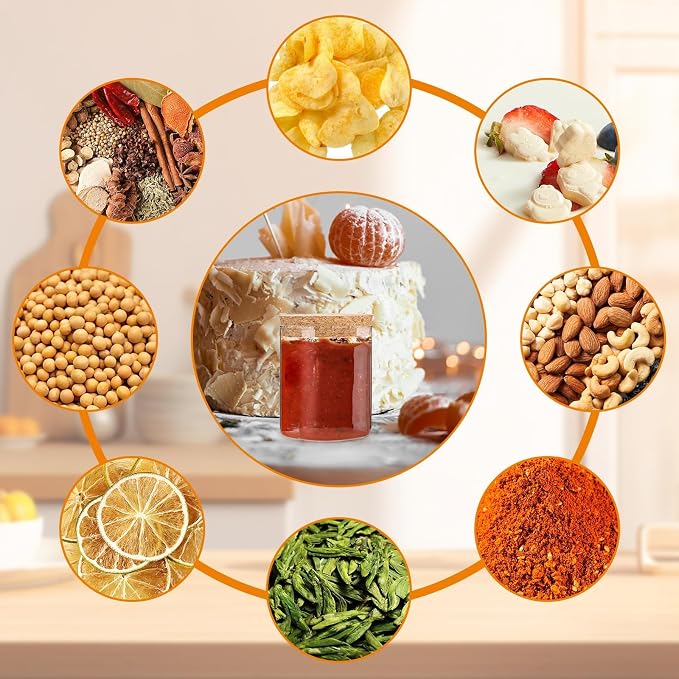 Airtight Glass Storage Containers with cork Lid, for Kitchen Pantry Organization and Storage jar，Ideal for Coffee Beans Snacks Flour Cereal Sugar Tea (2.55in*2pcs and 3.34in*2pcs)