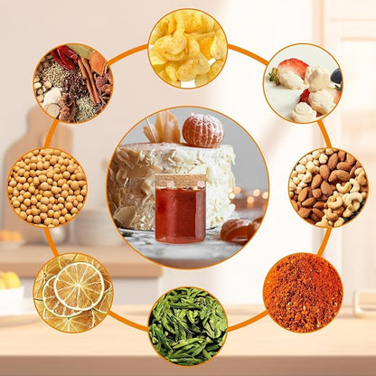 Airtight Glass Storage Containers with cork Lid, for Kitchen Pantry Organization and Storage jar，Ideal for Coffee Beans Snacks Flour Cereal Sugar Tea (2.55in*2pcs and 3.34in*2pcs)
