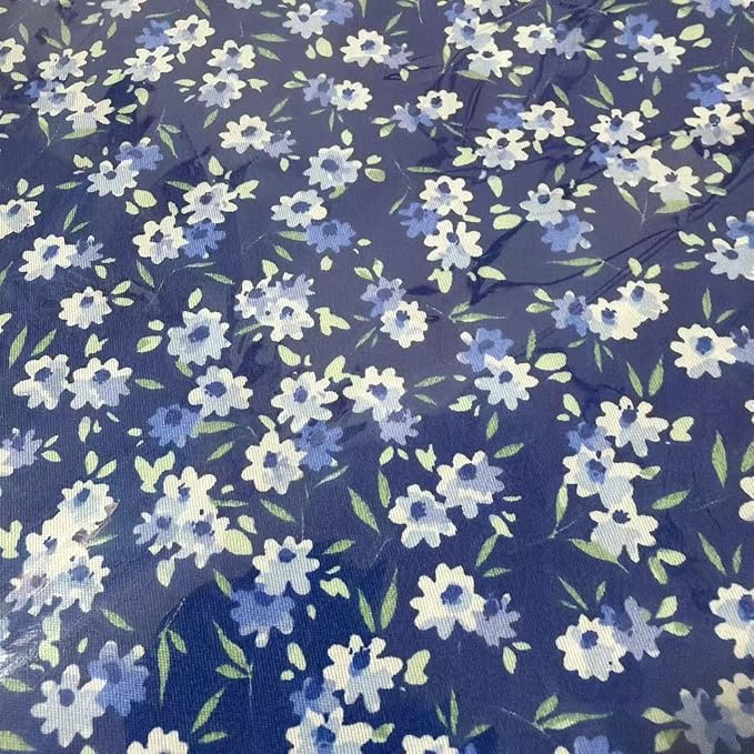 Light Weight Natural Cotton Fabric by the Yard DIY Making Supplies Quilting Patchwork Fabric Fat Quarter Bundles DIY for Quilting Cotton Patchwork Cushions (Small mini Flowers, 2 Yard)